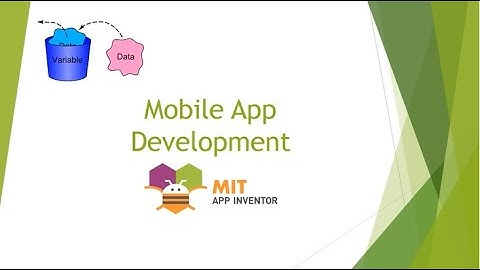 Learn what are Variables in mobile applications using MIT App Inventor in 5 minutes