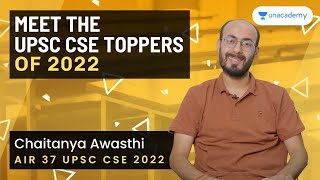 AIR 37 Chaitanya Awasthi UPSC CSE 2022 | 1st Attempt | Law Optional | Meet The UPSC Topper