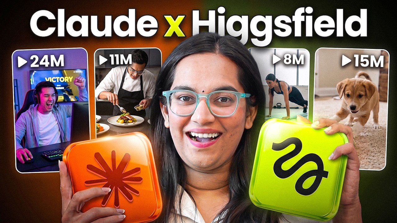 I Used Claude + Higgsfield to Make 100 Video Ads in 1 Hour🔥