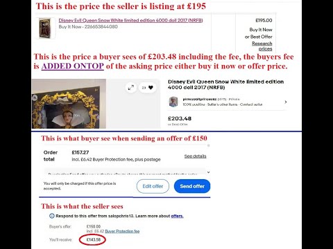 ebay possible mis-charging fees & offers