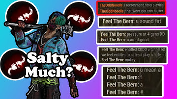 QUADRUPLE Rage Quit Against TRICKSTER! Ft. Salty Endgame Chat | Dead By Daylight