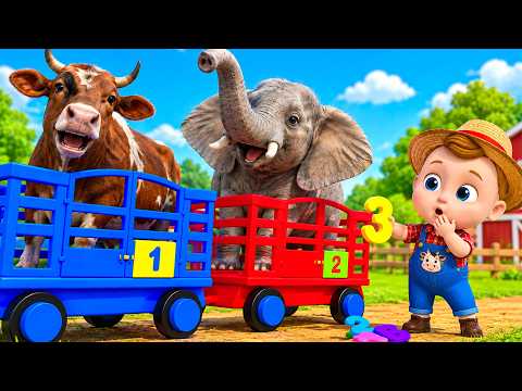 Old MacDonald con Animales de Safari 🦁🐘 | Canciones de Animales | Canciones Infantiles en Español