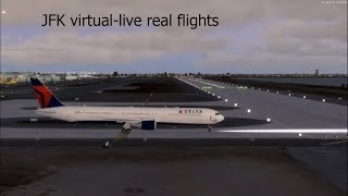 JFK AIRPORT  **Virtual Airport**Live arrivals and departures ** New York New York