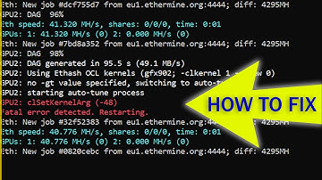 How to FIX clSetKernelArg Phoenix Miner Error. ETH GPU Mining Issue
