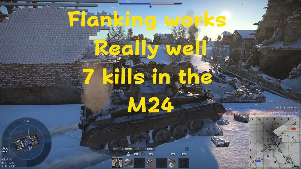 Flanking works really well