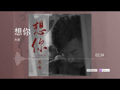 2022華語網絡流行音樂 ||《想你》|| 大歡 || 動態歌詞