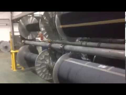 SUNTECH Computerized Beam Stacker Warp Beam Fabric Roll Storage System ...