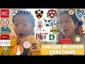 COLLEGE DECISION REACTIONS!! | INTERNATIONAL STUDENT | Multiple Ivies, UCs, Top 10 | 2021