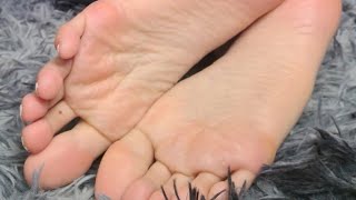 I Am Relaxing And In While You Just Look At My Feet... Curvy Soles With Big Toes...
