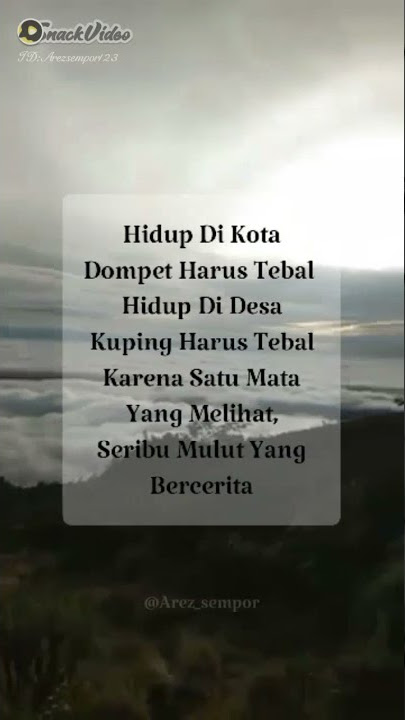 Kata Kata Untuk Status Wa  // Snack Video