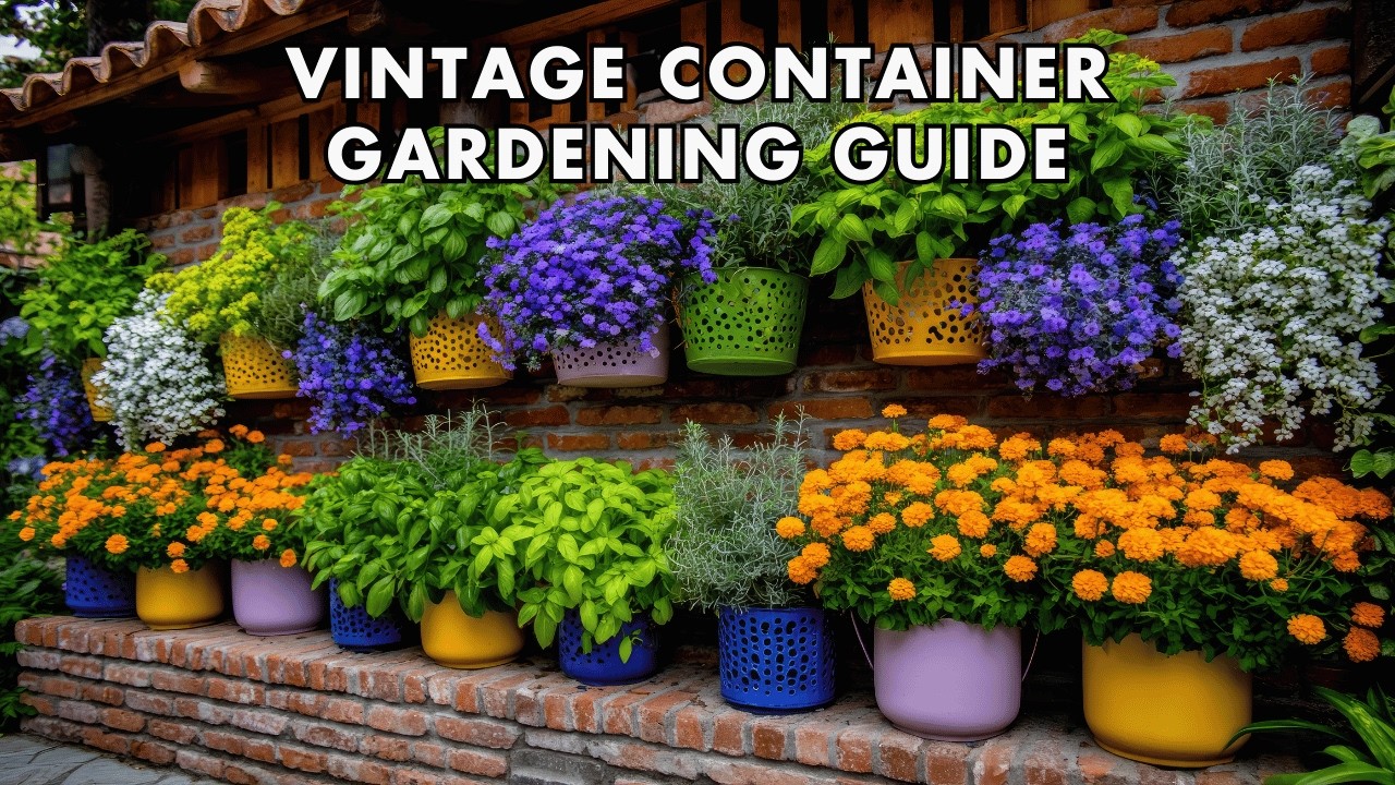 Container Garden Glow-Up: Styling Small Spaces with Vintage Finds