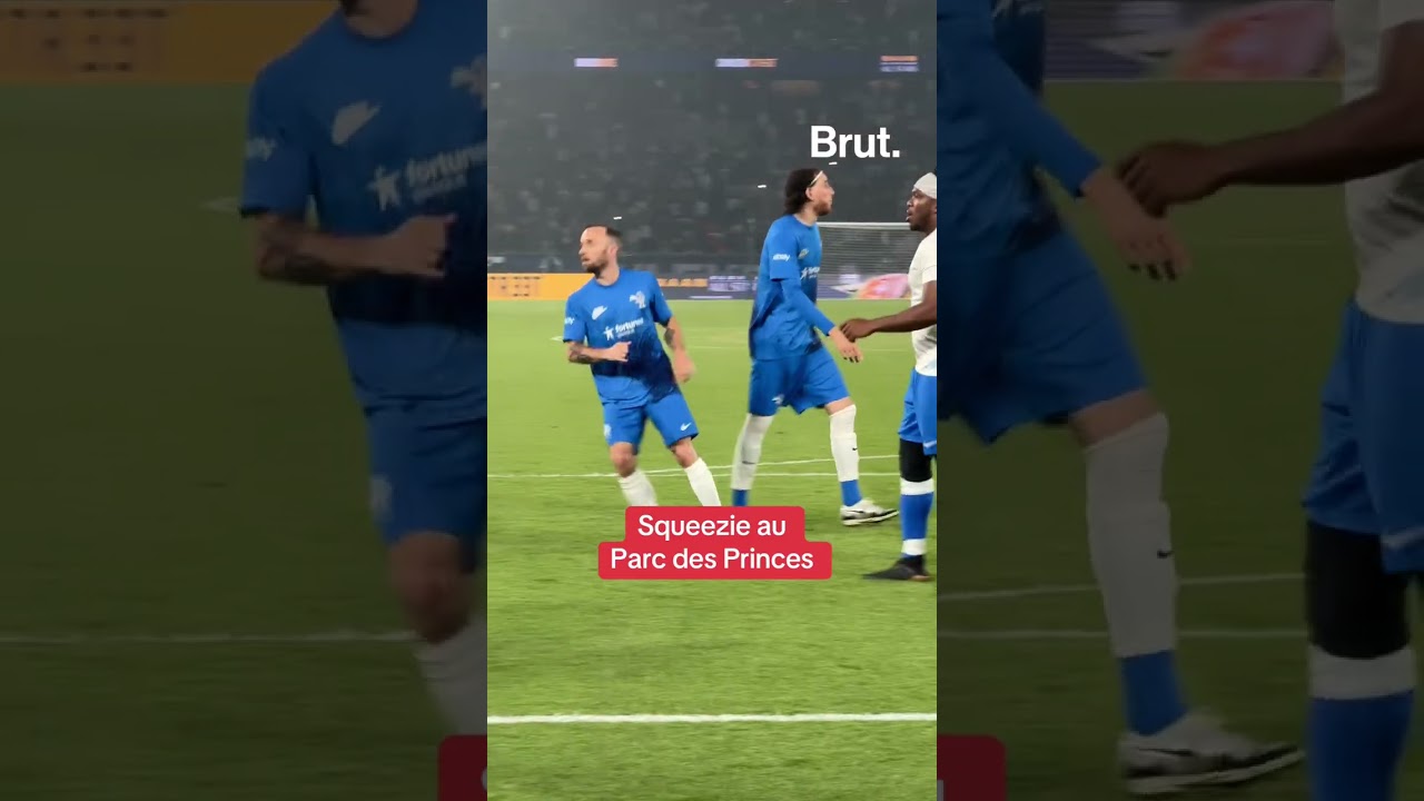 Squeezie au Parc des Princes. #elevenallstars
