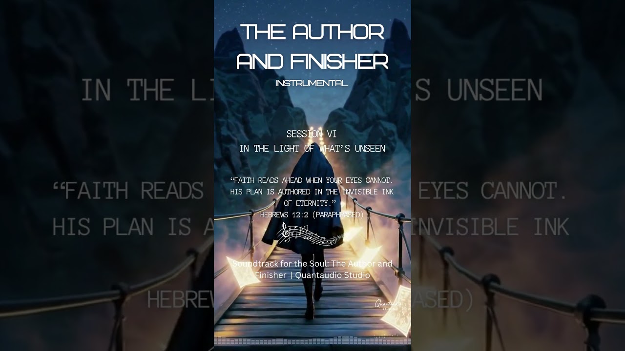 🎼 Soundtrack for the Soul | The Author and Finisher – Session VI: In the Light of What’s Unseen