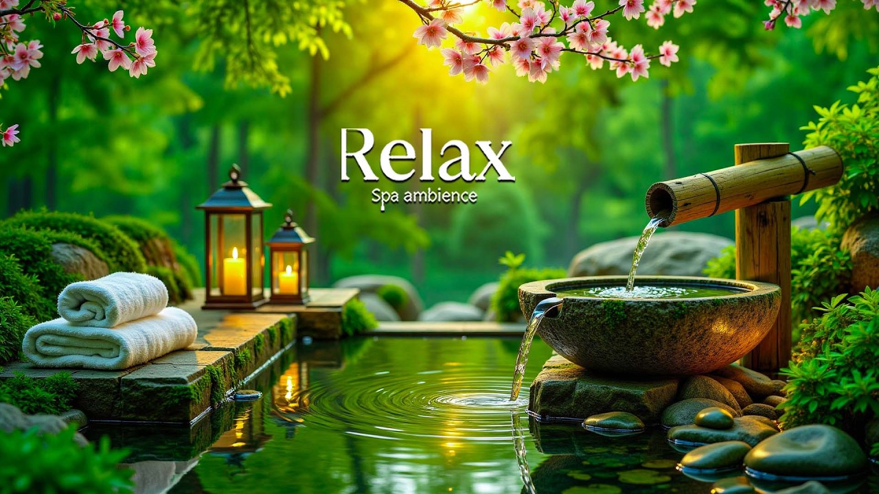 Успокаивающая фортепианная музыка с расслабляющими звуками воды 🌿 Снимает стресс, тревогу и депресс