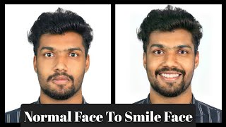 Normal Face To Smile Face Photo How To Make Smile Face | Smile Face screenshot 3