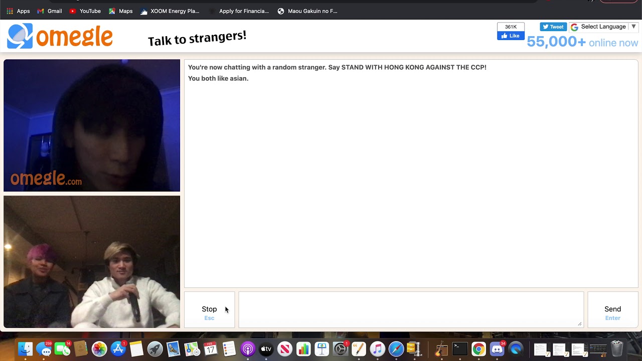 SilverSity on Omegle
