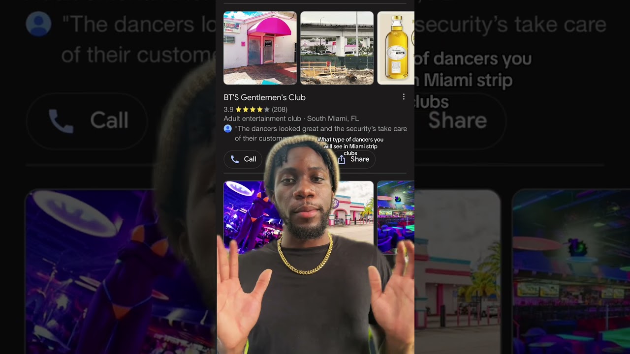 What type of dancers you find in Miami strip clubs