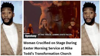 New heights of abomination at Mike Todd's Transformation "Church" (Easter "Worship")