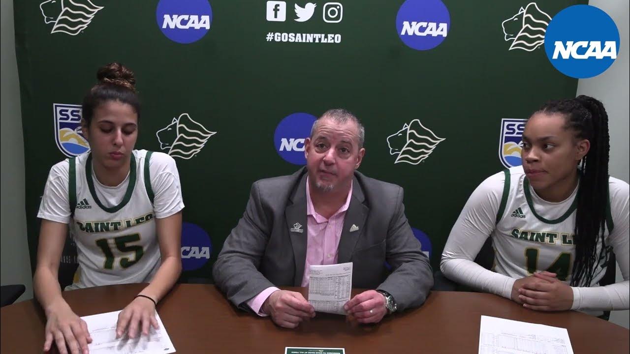 Saint Leo WBB Postgame PC Tampa (1423) YouTube
