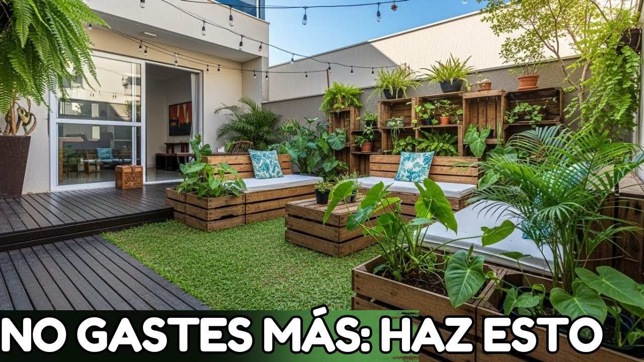 Преобразите свой внутренний дворик с помощью экологичного газона и настила в бразильском стиле