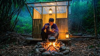 I Built a Waterproof Bamboo Shelter with a Clear Roof