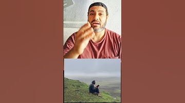 رجل في رحلة بالبرية وجد راعي أغنام يتلو القرآن الكريم بصوت مريح جدا!😧😨على قمة الجبل #aboelzeek