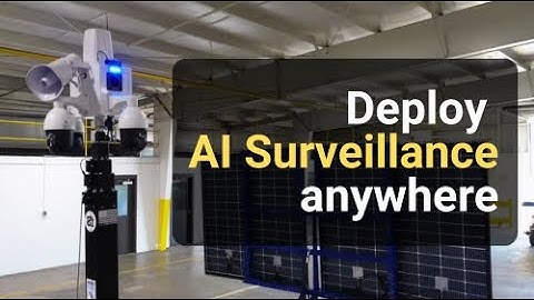 Solar-Powered Mobile Surveillance Trailer | Cloudastructure + Flex Security