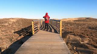 Hiking Hellcat Interpretive Trails and Parker River Refuge Beach, Rowley-Newburyport, MA in 4K
