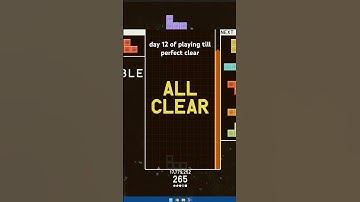day 12 of playing till i get a perfect clear #tetris #tetrio