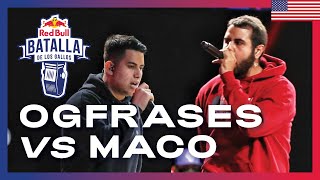 OG FRASES vs MACO - Octavos | Red Bull Estados Unidos 2020