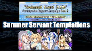 [FGO NA] 9th Anni is too close - RESIST! | Summer 2020 & 2022 Swimsuit Servant Banners Overview