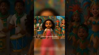 🇧🇷 Nira Joins Brazil's Carnival! 🎭 Samba Dancing & Portuguese Fun