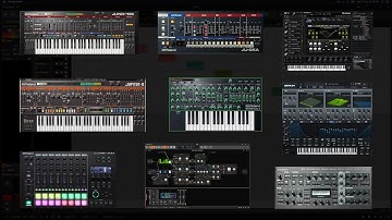 SAW TEST. 10 INSTRUMENTS JUNO 106 JU-06A HALION6 JUPITER 8 SERUM MC-707 POLY GRID VIRUS TI2 SYSTEM-1