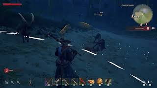 WINDROSE - 2 Goats and 1 Wolf Enjoying the Night