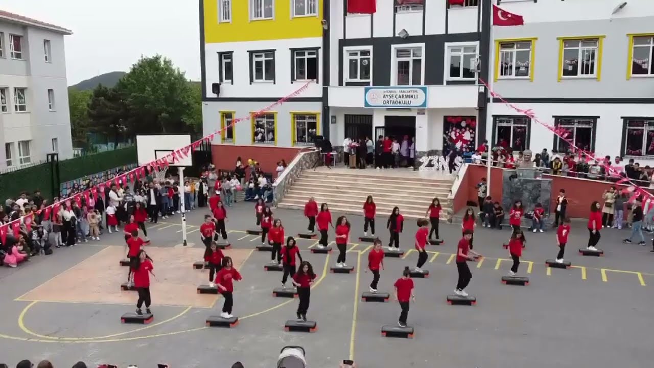 23 Nisan Step Gösteri -AYŞE ÇARMIKLI ORTAOKULU 2024