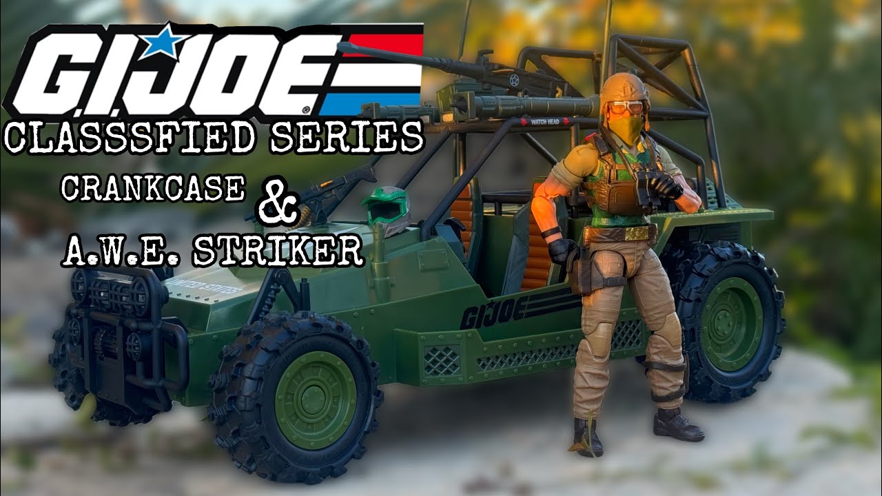 G.I. JOE CLASSIFIED SERIES Crankcase & A.W.E. Striker Action figure review 