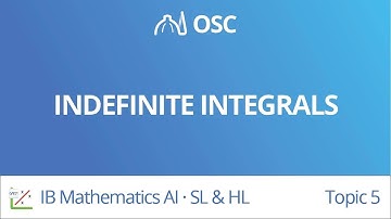 Indefinite integrals [IB Maths AI SL/HL]