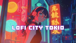 Neon City Tokio / Synthwave / Lofi hiphop / Chill Music / work&relax&study / Stress relief [作業用 勉強用]