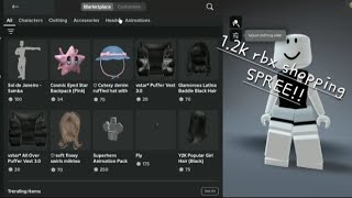 1.2k rbx shopping spree!! CYBERPUNK aesthetic ;]