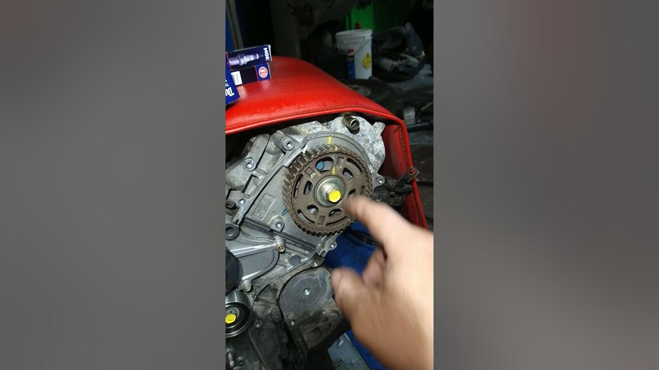 2005 Honda pilot timing belt replacement #T54 - YouTube