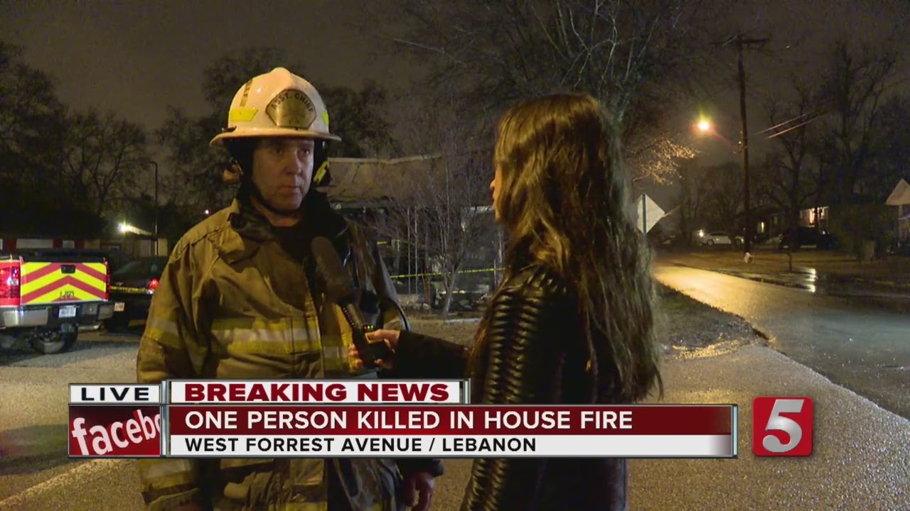 1 Killed In Lebanon House Fire YouTube