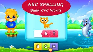 ABC Spelling and Phonics #6 - Build CVC Words with Lucas and Ruby! | RV AppStudios Games screenshot 4