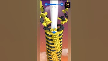 Stack Ball 🏀  lvl 304 #shorts #gamingwithrabia #stackball