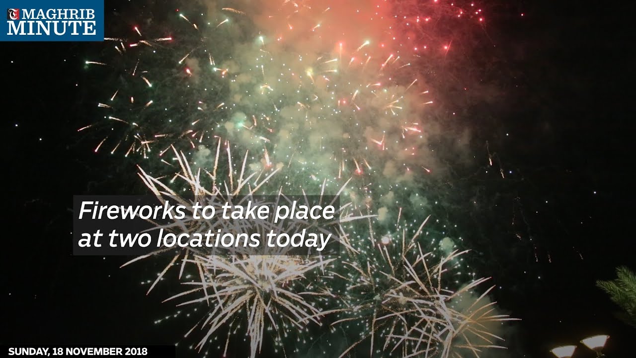 Fireworks to take place at two locations today doha mapa