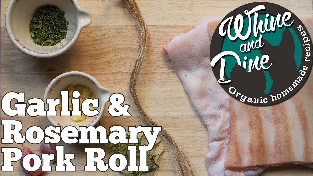 Garlic and Rosemary Dog Treats Homemade Pork Roll YouTube