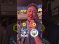 Crystal Palace or Manchester City? Who will win the FA CUP?! 🏆
