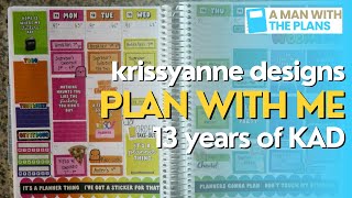 Plan with Me | September 11 to September 17 | Krissyanne Designs Kit Colorblock!