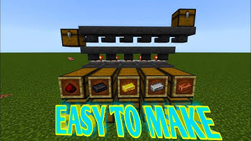Minecraft Automatic Sorting System in Bedrock 1.21 (MCPE/Xbox/PS4/Nintendo Switch/Windows10)