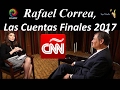 Rafael Correa las cuentas finales 2017