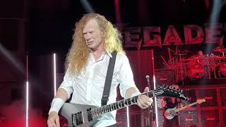 Megadeth Holy Wars Front Row  Dave Mustaine throws me his pick.  9/16/2021 PNC Art Center Holmdel NJ